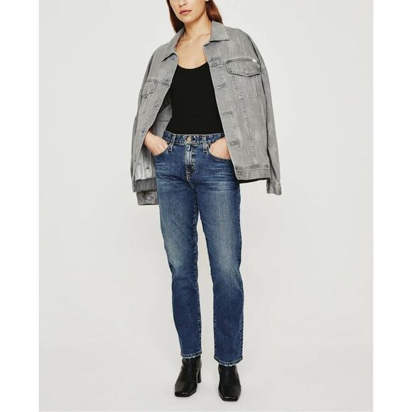 AG-ED Denim Ex-Boyfriend Slouchy Slim Jeans in 14 Years Wilderness Size 32 / $22 - Picture 1 of 8